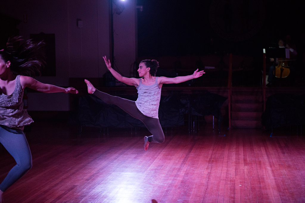 Erin performs with Forty Steps Dance