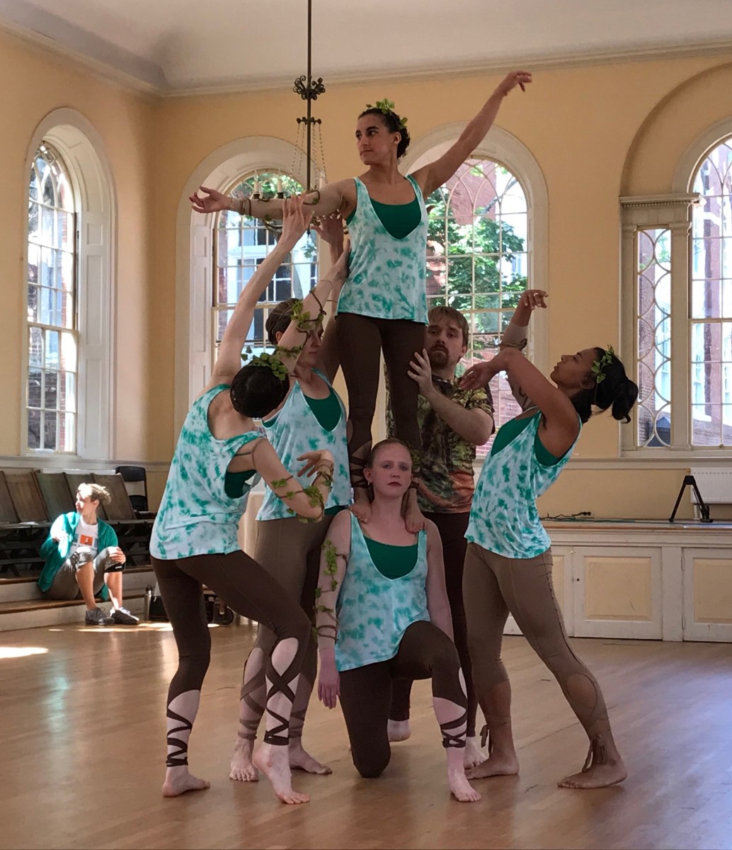 Erin performs with Forty Steps Dance