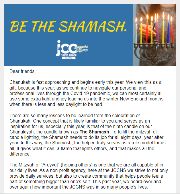 JCCNS Constant Contact Design